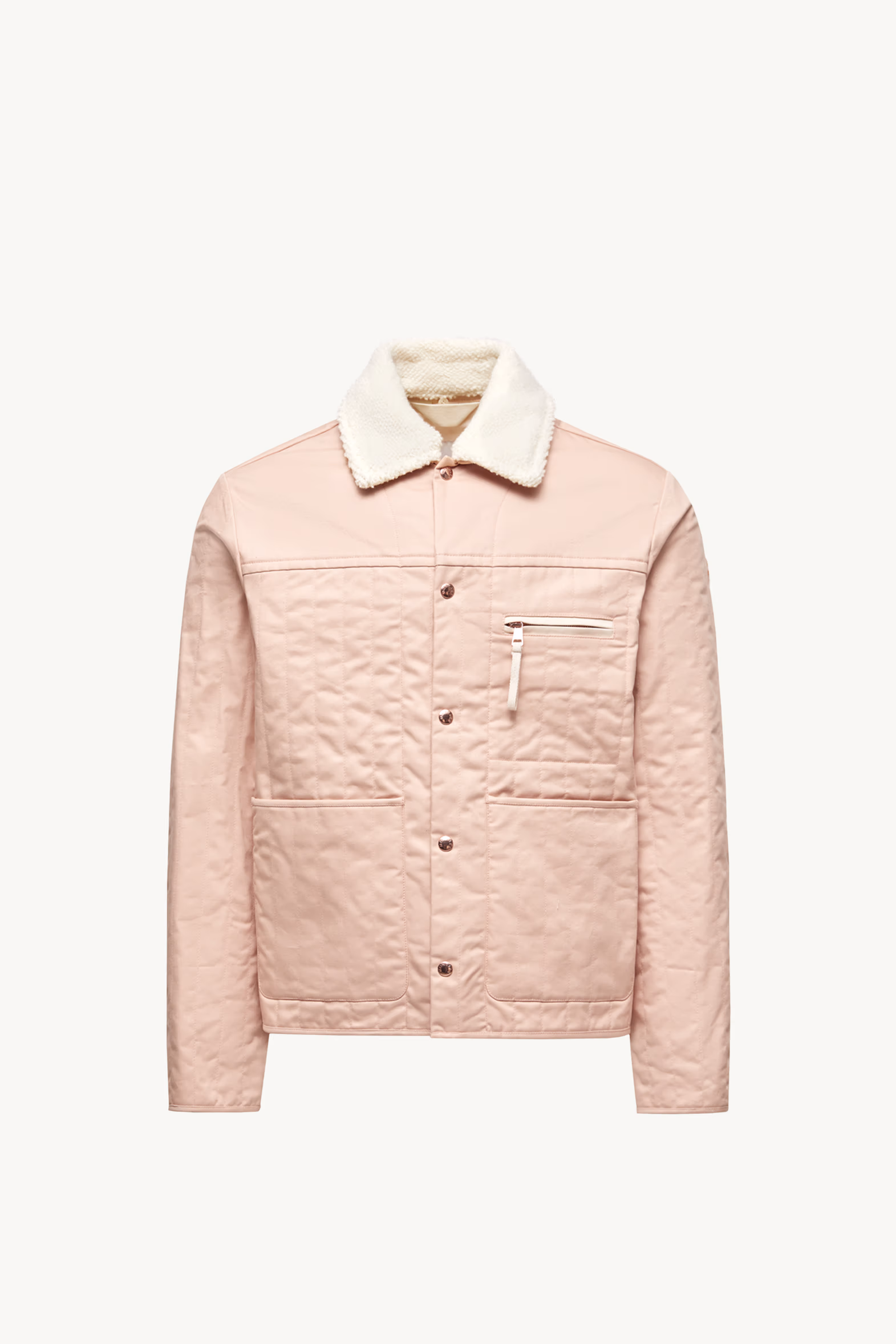 Veste-chemise matelassée Kishus Moncler x Gilga Farm Designed by Donald Glover Hommes Rose pêche Moncler 2